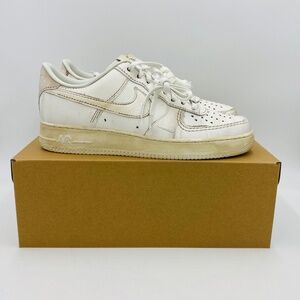 NIKE Air Force 1 Low Lifestyle Shoe (Dirty Triple White) #SKU:HJ9346-100 - NIB